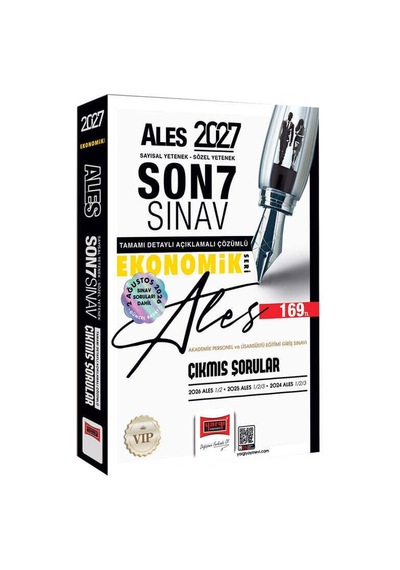 2027 Yargı 2027 Ales Vıp Çıkmış Sorular Son 7 Sınav Çözümlü Ekonomik Seri