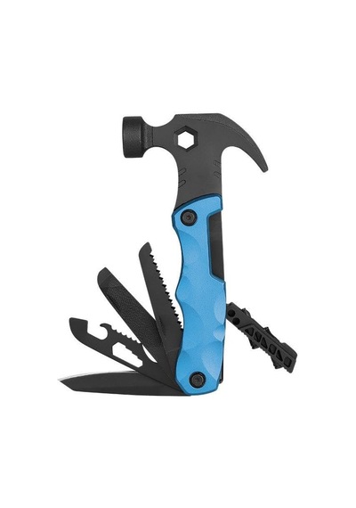 Valkyrie Çok Fonksiyonlu Çekiç Çakı Çantalı Kamp Outdoor Testere Tornavida Seti Mavi Sku: Zeusstkde2a0c2106