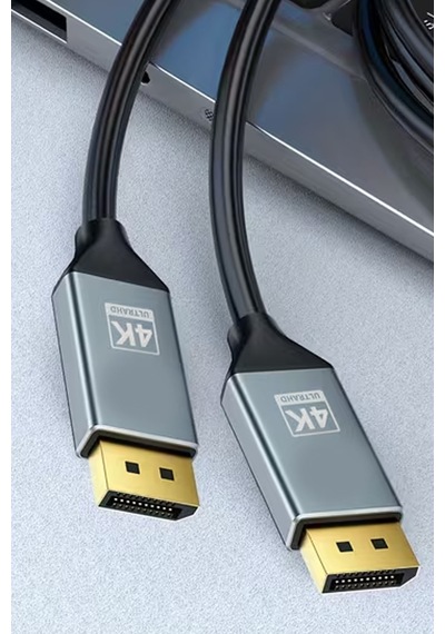 4k 240hz Dp To Dp Kablo 3mt 240hz Destekli Profesyonel Display Port Kablo Bilgisayar Görüntü Kablosu
