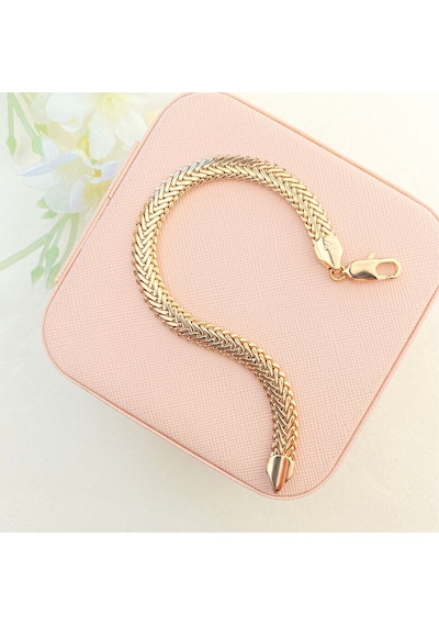 Kyver Kadın Bileklik Yassı Balıksırtı Model Kararmaz Xuping Vip Seri Ürün Rose 19 Cm Rose Gold Kyver Kadın Bileklik Yassı Balıksırtı Model Kararmaz Xuping Vip Seri Ürün Rose 19 Cm Rose Gold