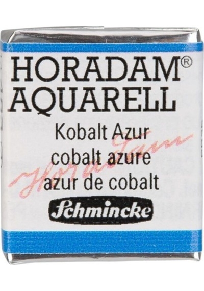 Schmincke Horadam Aquarell Artist Sulu Boya Cobalt Azure Yarım Tablet