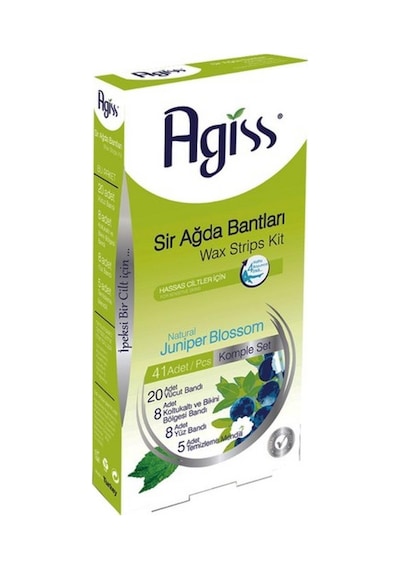 Agiss Juniper Blossom Hassas Ciltler için Sir Ağda Bantları 41'li