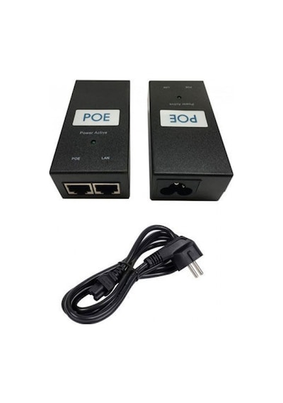 24 Volt 1 Amper Aktif Poe Adaptör Poe Switch İnjector