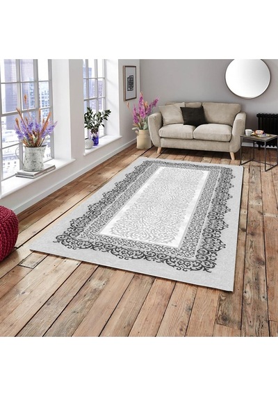 Ideal Kadife 4 M2 Ve 6 M2 Seçenekli Lastikli Halı Örtüsü 107