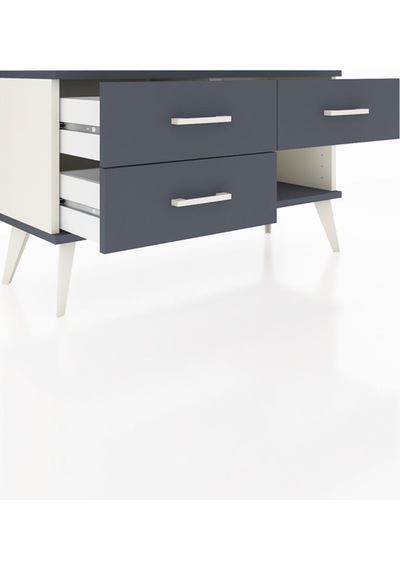 Arges Şifonyer 3 Çekmeceli 88x30x48 Aytaşı-antrasit Antrasit Arges Şifonyer 3 Çekmeceli 88x30x48 Aytaşı-antrasit Antrasit