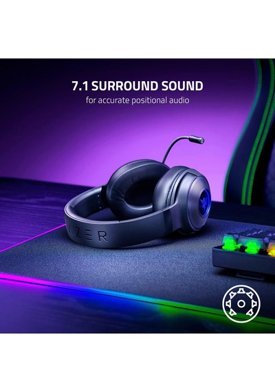 Razer Kraken V3 X Kablolu Usb Oyun Kulaklığı: Hafif Yapı - Trifor
