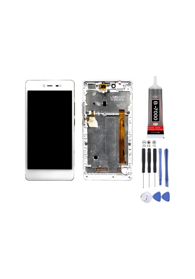 Casper Via M1 Uyumlu Lcd Ekran Çıtalı Beyaz + Montaj Kiti