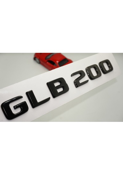 GLB 200 Bagaj Parlak Siyah ABS 3M 3D Yazı Logo