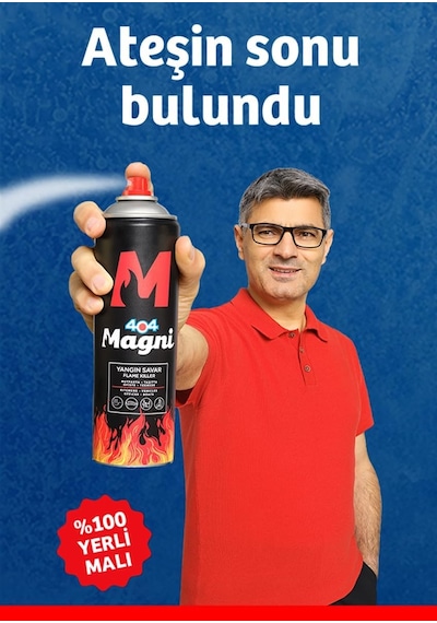 404 Magni Yangın Söndürücü Sprey 500 Ml 6lı