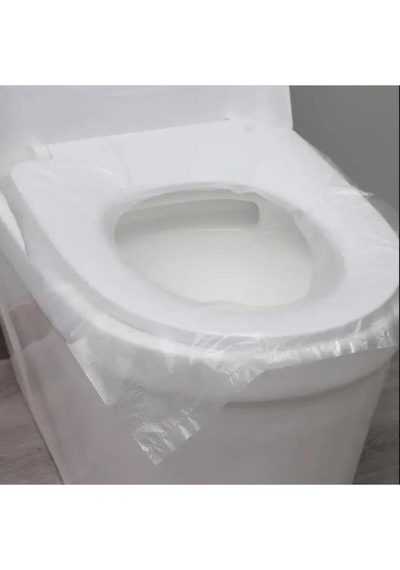 10 Adet Tuvalet Klozet Kapağı Filesi Hijyenik Su Geçirmez Wc Kılıf Diğer