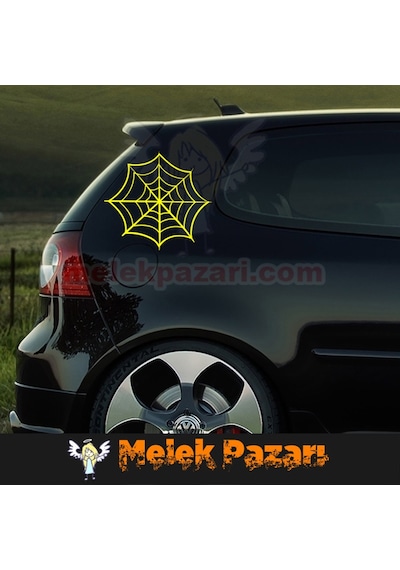 Örümcek Ağı Oto Sticker