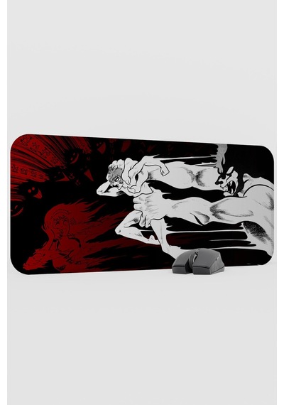 Devilman Crybaby Anime V4 - 70x30 Xl Gaming Kauçuk Kaymaz Taban Mouse Pad Fare Altlığı