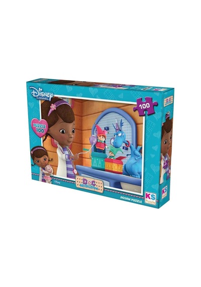 Doc714 Doc Mcstuffins 100 Parça Puzzle -ks Puzzle Standart