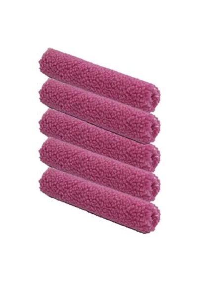 Pinkmoher-Kadife-Rulo-Fırça Başlık(5 Li Set)