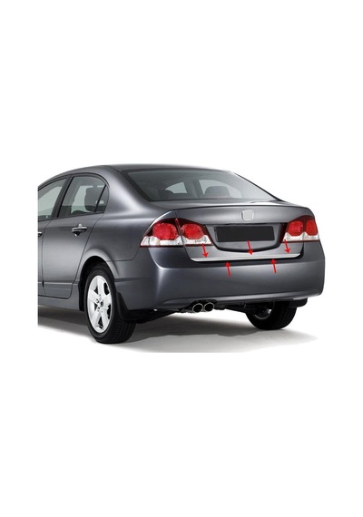 Honda Civic Krom Bagaj Alt Çıta 2006-2011 Çelik Kalp