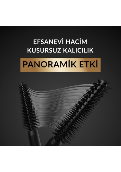Volume Ultra Black Lash Magnifier Maskara 13 Ml Panoramik Yelpaze Etkili, Kömür Karası Suya Dayanıklı Maskara 000 Black