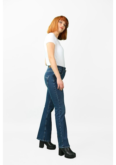 Kadın Çan Paça Kot Pantolon 001