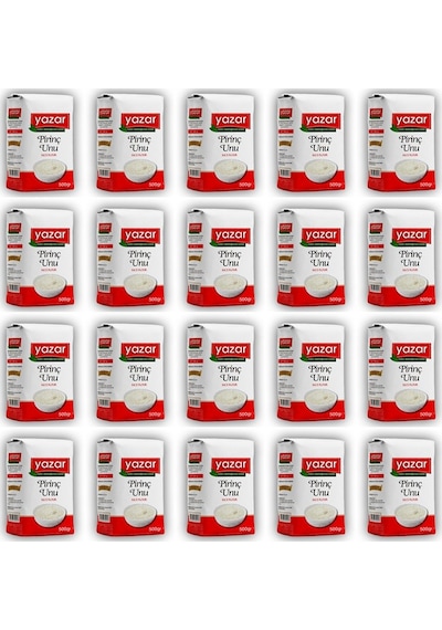 Yazar Pirinç Unu 20 x 500 G