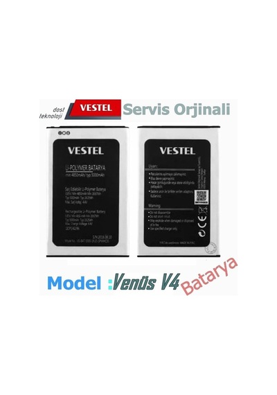 Vestel Venüs V4 Batarya 5000mah 1ıcp5-62-96 Vakumlu Ambalaj