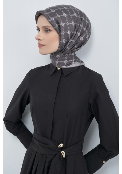 Armine Saf İpek Sura Eşarp-2026 İlkbahar-yaz- 953000d Açık Gri
