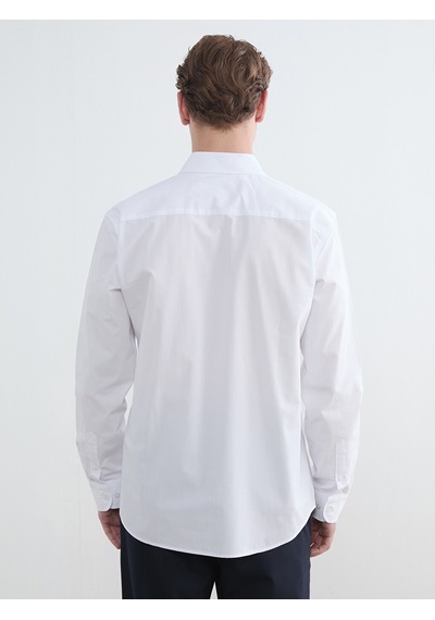 Lcw Vision Beyaz Slim Fit Erkek Basic Gömlek
