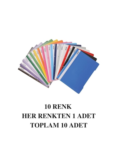 Telli Dosya Poşet Dosya Klasör Set 0.75 LT - 2.5 LT - 12 KG