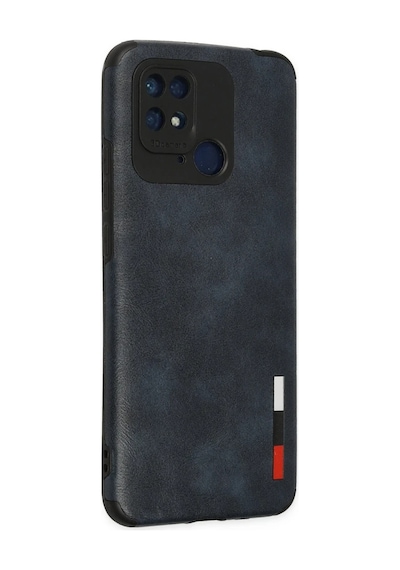 Bezos Redmi 10c Kılıf Loop Deri Silikon - Lacivert Ob