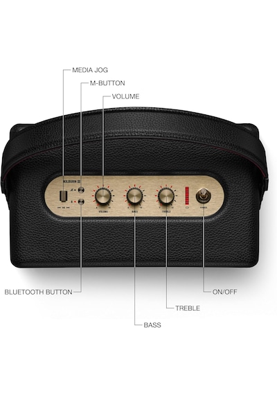 Marshall Kilburn Iıı Bluetooth Hoparlör, Blk&brass