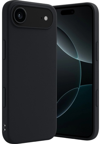 Apple Uyumlu iPhone 17 Air First Silikon Siyah\