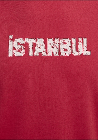 Mavi - İstanbul Baskılı Kırmızı Tişört 0613593-70428