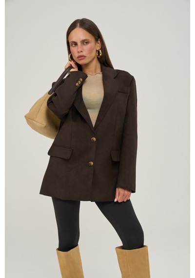 Mai Collection Arslev Acı Kahve Blazer Ceket