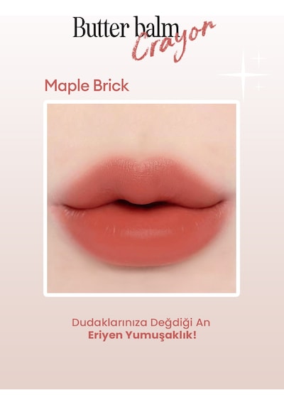 Clıo Butter Balm Crayon 010 Maple Brick 10