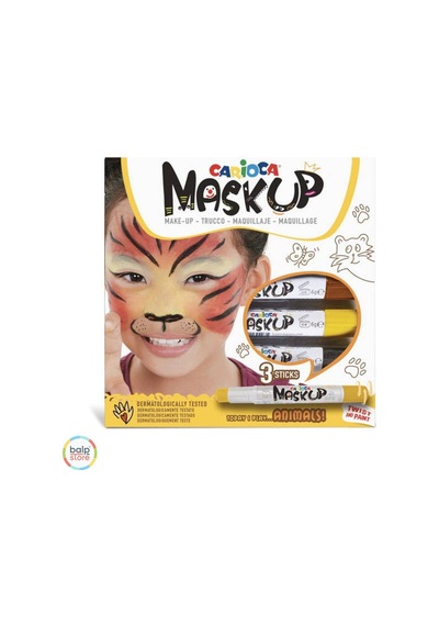 Carioca Yüz Boyası 6 Gr. 3 Renk - Animals