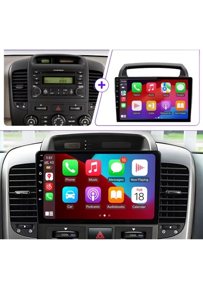 Kia Carnival Android Multimedya Sistemi 2-32 For-x 2007-2009 9"