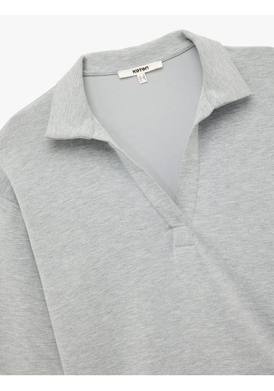 Koton Rahat Kalıp Modal Kumaş Uzun Kollu Polo Yaka Sweatshirt Gri Melanj 6wak10096ek Gri Melanj Koton Rahat Kalıp Modal Kumaş Uzun Kollu Polo Yaka Sweatshirt Gri Melanj 6wak10096ek Gri Melanj