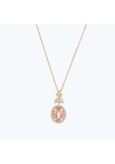 Altınbaş Pırlanta Vintage Oval Kolye Perm005pmk14-1