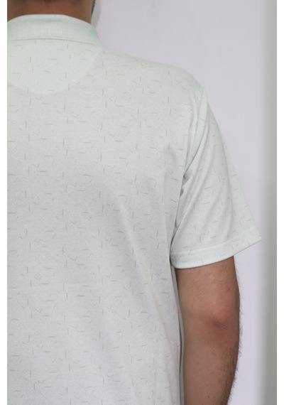 Santa Dmctekstil Erkek Desenli Klasik Kesim Rahat Kalıp Tek Cepli Polo Yaka Düğmeli T-shirt Yeşil Santa Dmctekstil Erkek Desenli Klasik Kesim Rahat Kalıp Tek Cepli Polo Yaka Düğmeli T-shirt Yeşil