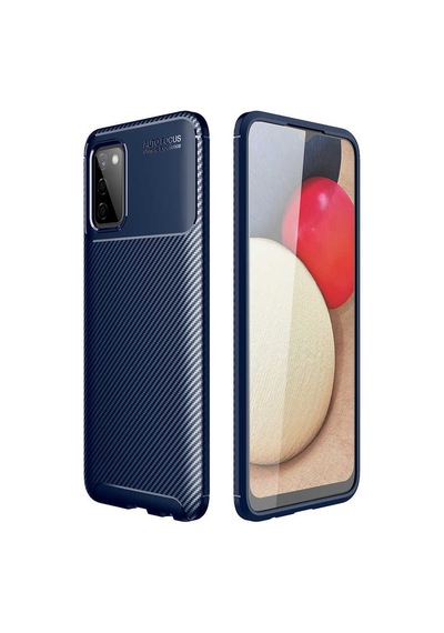 Zore Galaxy Uyumlu A03s Kılıf Negro Silikon Kapak - Lacivert Lacivert