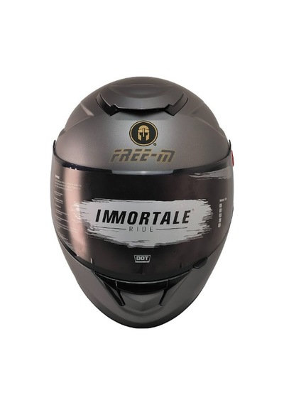 Fr913 Mat Gri Motosiklet Kaskı Güneş Vizörlü Full Face Kask