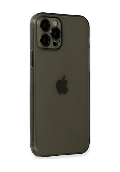 Apple Uyumlu iPhone 12 Pro Uyumlu Kılıf Fly Lens Silikon - Siyah