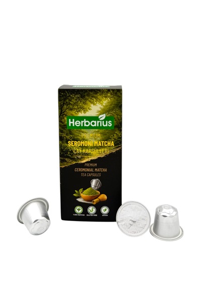 Herbarius Premium Seromoni Matcha Çayı Kapsülü Nespresso Uyumlu 10'lu