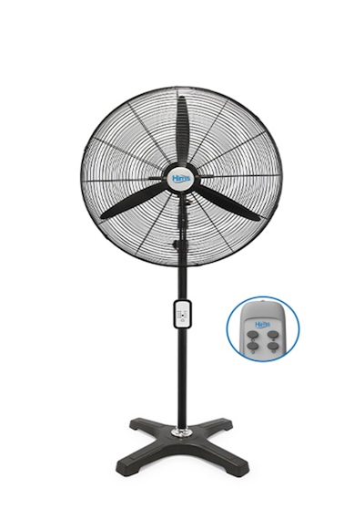Hims Hef-ak750 210w 75 Cm Siyah Kumandalı Ayaklı Vantilatör