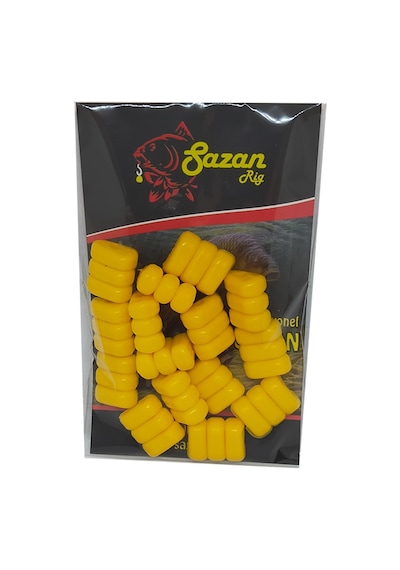 Sazan Yemi Sarı 3 Lü Yüzen Mısır Boncuk( Dar Delik)