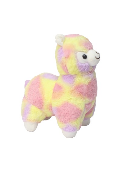 Lama Peluş Oyuncak 35 Cm Sarı-Pembe
