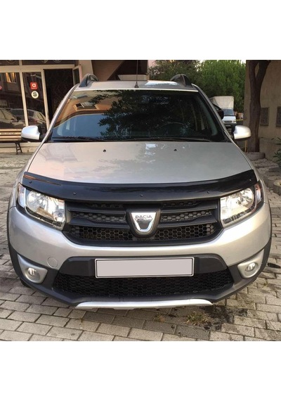 Ferrous Autoaccessories Dacia Sandero İle Uyumlu İle Uyumlu Ön Kaput Koruyucu Rüzgarlık 2012 2020