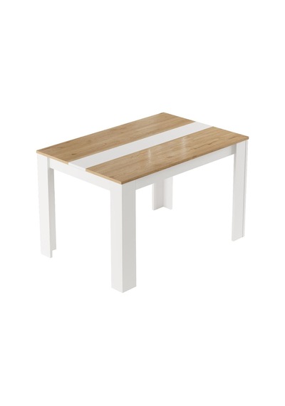 Aven Yemek Masası 120x80 Sepet-beyaz Ave21-sw Sepet Ceviz - Beyaz