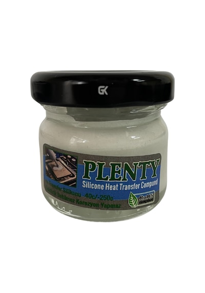 50gr Termal Macun Beyaz Isı Transfer Silikonu 50 Gram Isı İletken Silikon Pasta