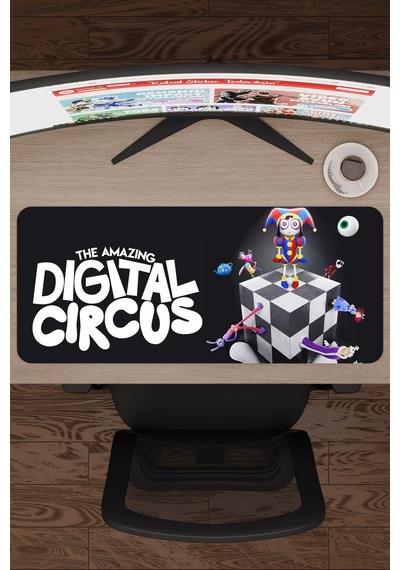 Tadc Amazing Digital Circus Dikişli Kauçuk Oyuncu Mousepad V2 - 70x30 Xl Gaming Mouse Pad