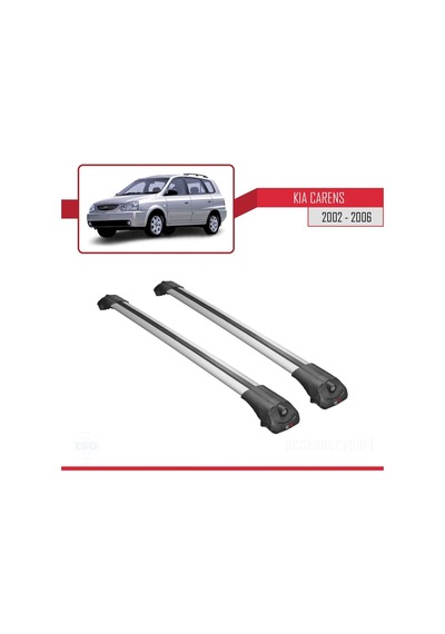 Kia Carens 2002-2006 Arası İle Uyumlu Ace-1 Ara Atkı Tavan Barı Gri