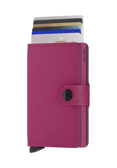 Secrid Miniwallet Yard Powder Kartlık Cüzdan Fuschsia Çok Renkli